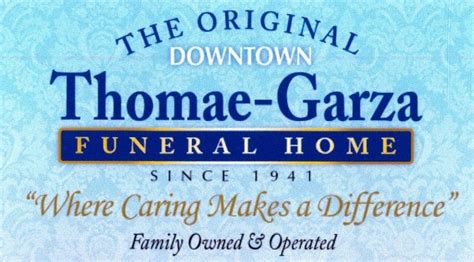 Thomae garza funeral home san benito tx. Categorized under Funeral Homes. Our records show it was established in 1962 and incorporated in TX. Current estimates show this company has an annual revenue of 615174 and employs a staff of approximately 9. 