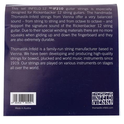Thomann electric guitar strings.  Many guitars are shipped with .  Thomastik-Infeld has been d...