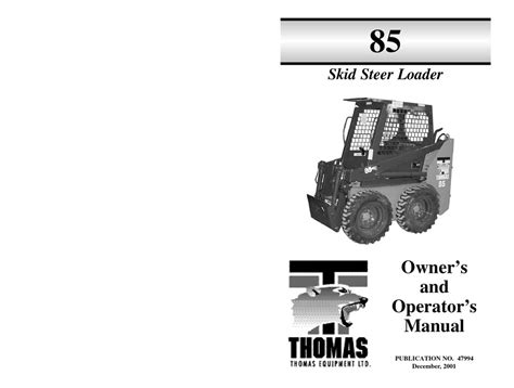 Thomas 85 skid steer loader parts manual. - Visin y voz activities manual a complete spanish course.