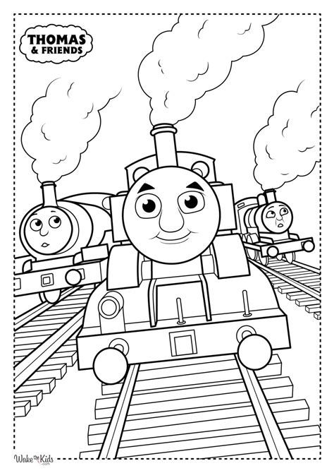 Thomas And Friends Coloring Shee