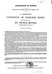 Thomas For Roses 2017 Catalogue