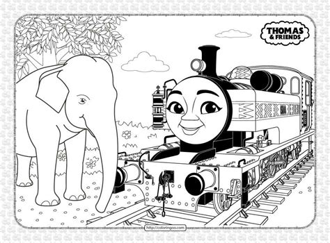 Thomas Friends Coloring Book