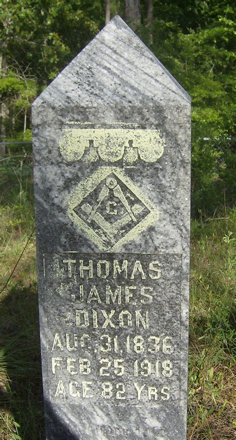 Thomas James “Jim” Dixon (1836-1918) – Find a Grave-äreminne