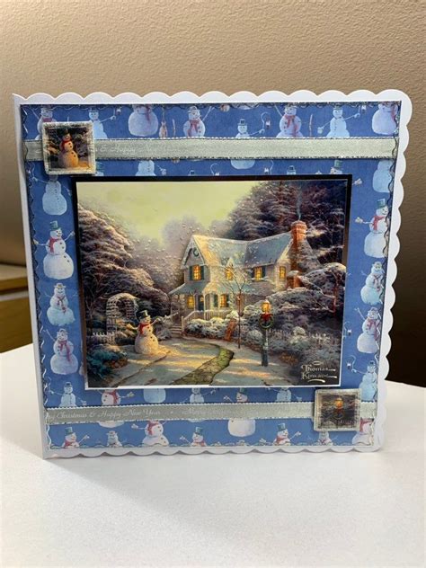 Thomas Kinkade Christmas Cards Etsy