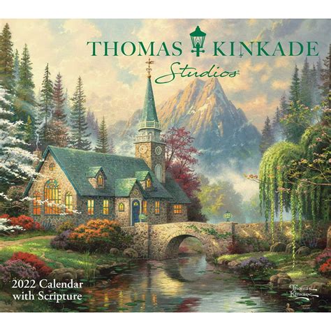 Thomas Kinkade Desk Calendar 2022