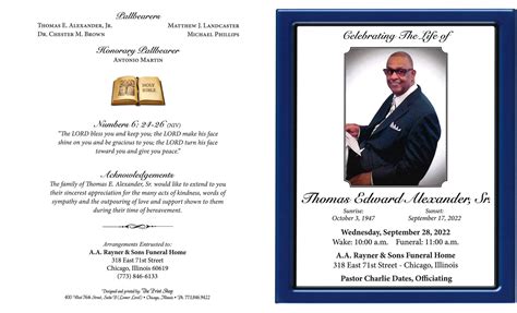 Thomas and son funeral home obituaries. .  ...