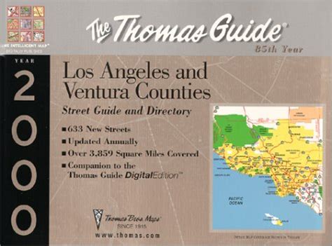 Thomas guide 2000 los angeles and ventura counties street guide and directory zip code edition. - Upi stylebook and guide to newswriting fourth edition.