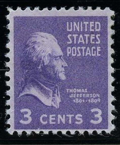 1948 Envelope Mail Thomas Jefferson 3 Cents Purple Vintage Stamp- Vatican Rome Postage Cover. (38) $92.00. FREE shipping. Rare Thomas Jefferson Red 2 Cent US Postage Stamp. Very Good Condition. Great Addition To Stamp Collection. (146) $150.00.. 