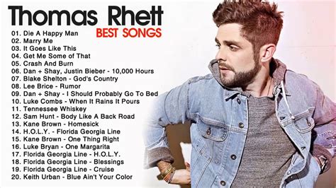 Thomas rhett songs. Sep 28, 2023 · Official lyric video for Thomas Rhett's "Mamaw's House" featuring Morgan Wallen.Listen to the ‘20 Number Ones’ collection: https://tr.lnk.to/20NumberOnesVDS... 