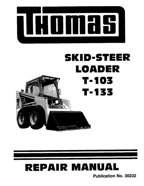 Thomas t 103 t 133 skid steer loader workshop servcie repair manual. - 1998 lexus gs400 service repair manual software.
