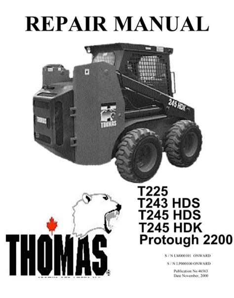 Thomas t245 hdk minicargadora manual de piezas manual s n lm001300 lm001600. - Gator 6 x 4 manual parts.