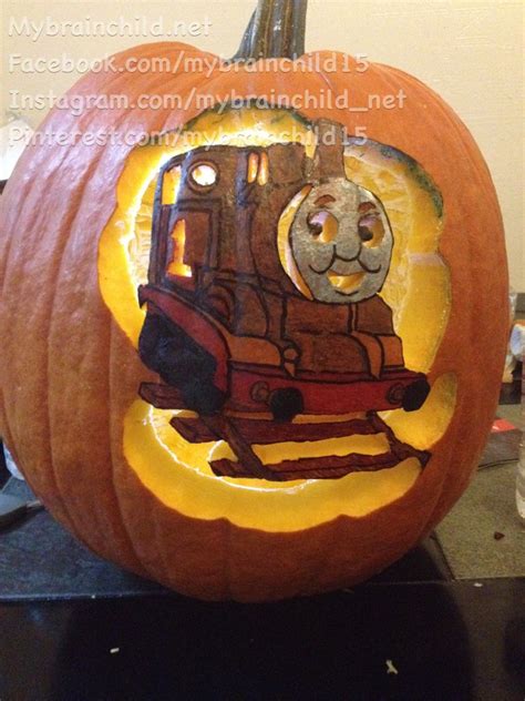 Thomas the Tank Engine Pumpkin carving, Halloween pumpkins …