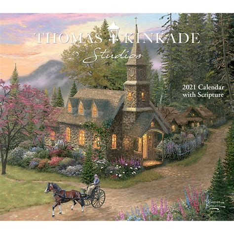 Read Online Thomas Kinkade Special Collectors Edition With Scripture 2021 Deluxe Wall Calen Reflections By Thomas Kinkade