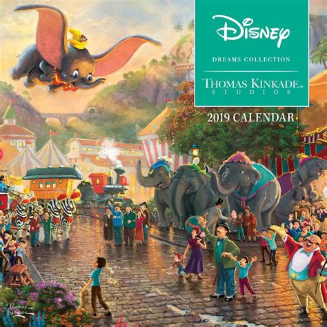 Read Thomas Kinkade Studios Disney Dreams Collection 2019 Wall Calendar By Not A Book