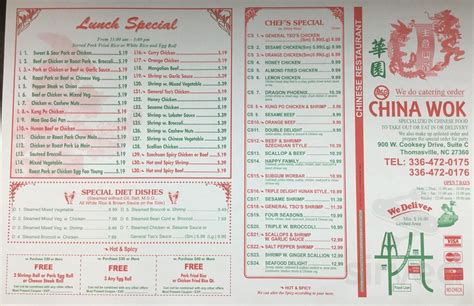 Thomasville, GA Chinese Restaurants - Menus and Reviews