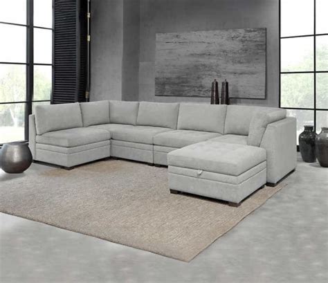 Thomasville tisdale extra pieces. It comes with 3 armless chairs, 2 corners, 1 ottoman and 2 extra plush throw pillows. The 6-Piece Modular Fabric Sectional features, 6 piece modular concept. 8 way hand tied. Packed in 4 box set. Wedge … 