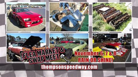  Join us for our 52nd Annual Flea Market & Swap Meet November 3-5. Vendor spots are 30'x15' first come first serve and open Friday at 10am, Saturday &... . 
