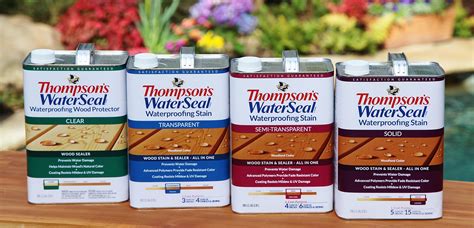 Thompson's® WaterSeal® Exterior Multi-Surafce Waterproofer for use on wood, concrete and brick. Protects against water damage. Allows wood to weather naturally to silvery grey. Exceeds industry standard for waterproofing wood. Product uses: decks, fences, exterior woods, brick patios, concrete driveways, and exterior surfaces.. 