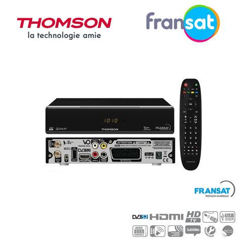 Thomson THS805 HD Fransat USB PVR Decoder + Fransat HD …