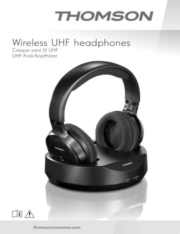 Thomson Wireless UHF headphones Instructions Manualzz