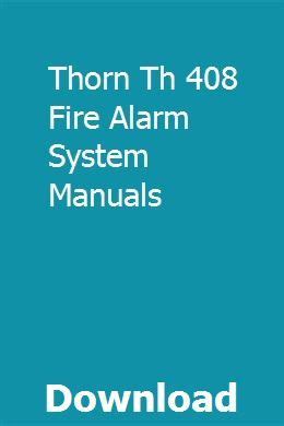 Thorn th 408 fire alarm system manuals. - Air quality compliance and permitting manual mcgraw hill professional engineering.