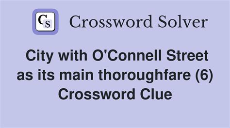 Thoroughfare - Crossword Clue Answers - Crossword Solver