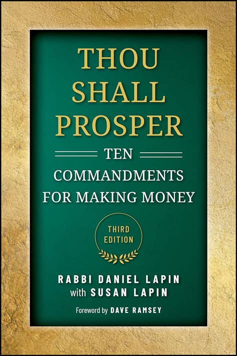 Thou Shall Prosper Ten Commandments For Making Money