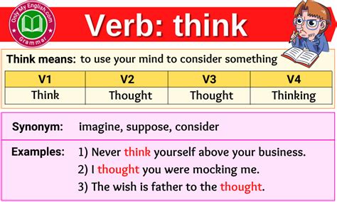 Thought is a verb
