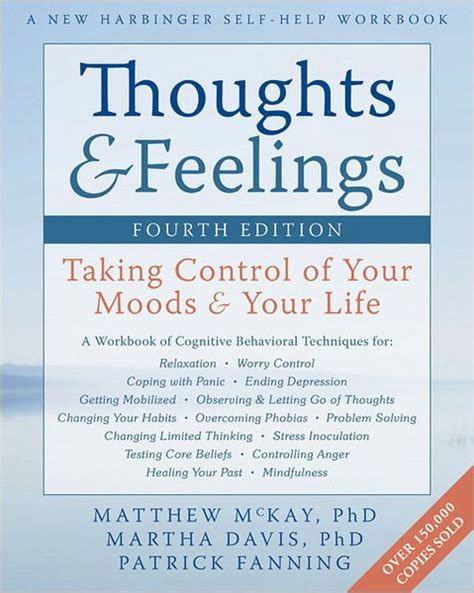 Download Thoughts And Feelings Taking Control Of Your Moods And Your Life By Matthew Mckay