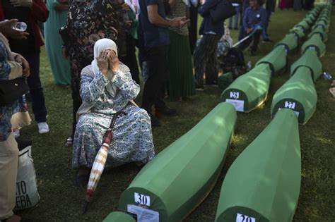 Thousands gather in Bosnia and commemorate the 1995 Srebrenica massacre anniversary