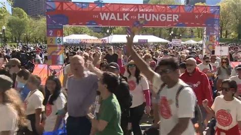 Thousands lacing up for annual Walk for Hunger in Boston