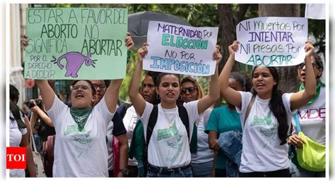 Thousands of women march in Latin American cities calling for abortion rights