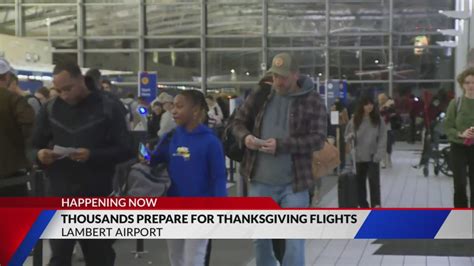 Thousands prepare for Thanksgiving flights