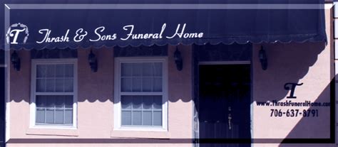 Nov 1, 2023 · Thrash & Sons Funeral Home. 117 West Main Street. Hogansville, Georgia ... Visit our funeral home directory for more local information, ... Hogansville, GA 30230. Call: (706) 637-8791 ... . 