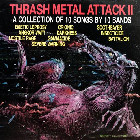 Thrash metal labels. Mar 17, 2023 · The 10 Greatest Thrash Metal Albums of All Time. Bonded by Blood: Donald J. Munz – cover art, layout, Richard A. Ferraro – cover painting, Exodus, label: Torrid/Combat / Ride the Lightning: Metallica – cover concept, AD Artists – cover design, label: Megaforce / Nightmare Logic: Paolo Girardi (artwork), Power Trip, Southern Lord. 