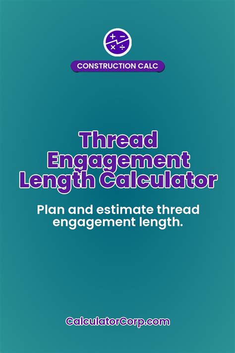 Thread engagement calculator excel.  Thread V half Angle.  If your calculated value ...