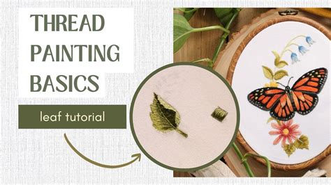 Thread painting tutorial.  Whether you're just learning the basics or you're ready to custom...