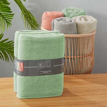 Threadable towels. The best nonslip mat. This rug’s thick, nonslip backing is the best at gripping bathroom floors, and its woven cotton pile absorbs water well and dries quickly. $30 from Lands' End. (small ... 