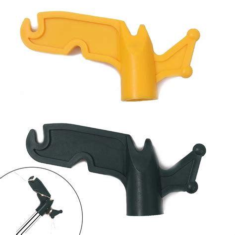 Threaded pole attachments.  TonGass (2-Pack Multi-Purpose Plastic Utility Hook Attac...