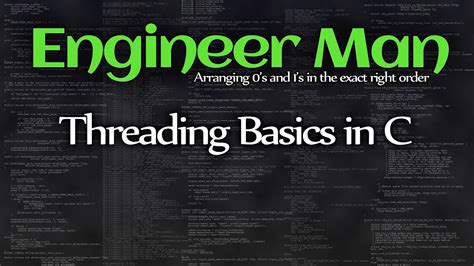 Threading Basics in C - YouTube