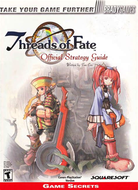 Threads of fate official strategy guide bradygames strategy guides. - La scienza della natura per un intellettuale romano.