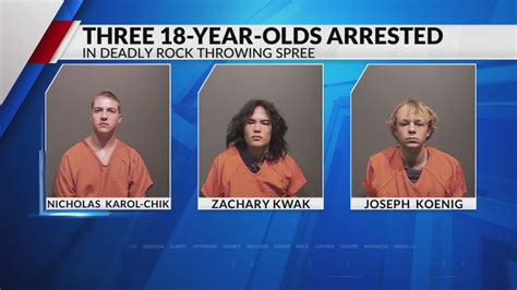 Three 18-year-olds charged with murder in deadly Colorado rock-throwing spree