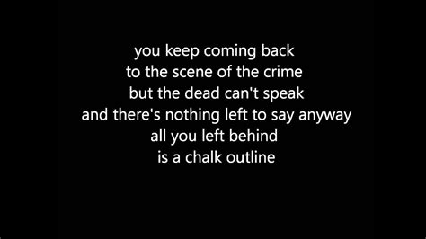 Three Days Grace Chalk Outline Lyrics