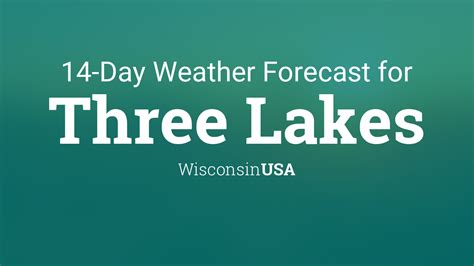 Three Lakes, WI Weather Conditions Weather Underground