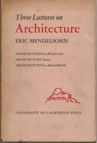 Three Lectures on Archtecture