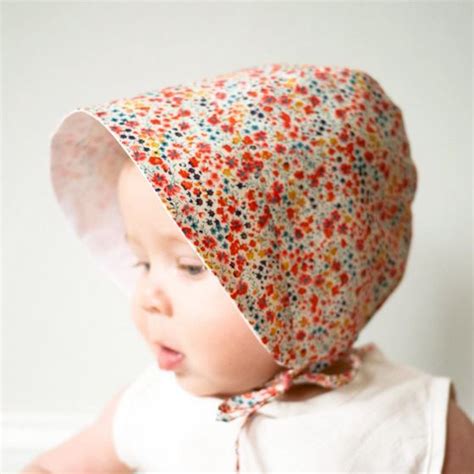 Three Little Bonnets With Tutorial Baby Bonnet Pattern Sewing Tutorials Sewing Patterns Free