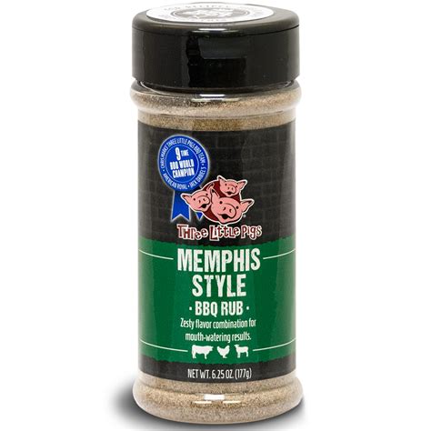 Three Little Pigs Memphis BBQ Rub BBQ Rub