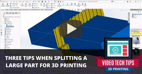 Three Tips When Splitting a Large Part for 3D Printing TriMech