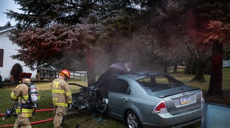 Three in hospital after vehicle catches fire in Bathurst and Fisherville area