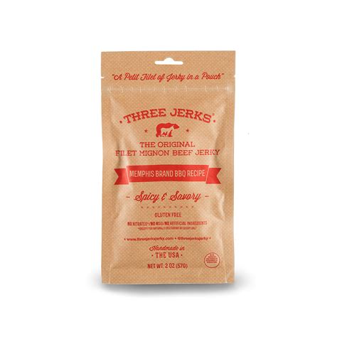 Three jerks jerky. As passionate foodies at Three Jerks Jerky we have spent countless hours experimenting, testing and refining our craft. The result: elevated versions of a beloved yet traditionally average snack. Mouthwatering, tender filet mignon-ey deliciousness. Unique, mind-blowing flavor combinations. All-natural ingredients (seriously, you can pronounce all our … 
